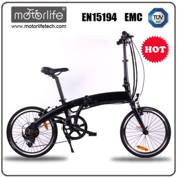 MOTORLIFE / OEM marque EN15194 juste prix 36 v 250 w vélo électrique pliant, vélo électrique chinois, meilleur vendeur de haute qualité